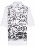 Alexander McQueen logo-print shirt - White