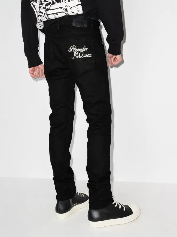 Alexander McQueen Embroidered Logo 
