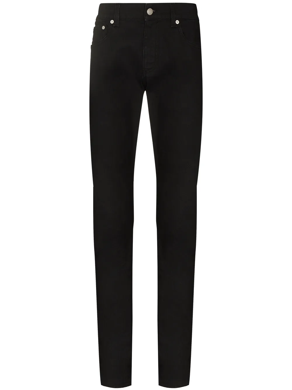 

Alexander McQueen jeans con logo bordado - Negro