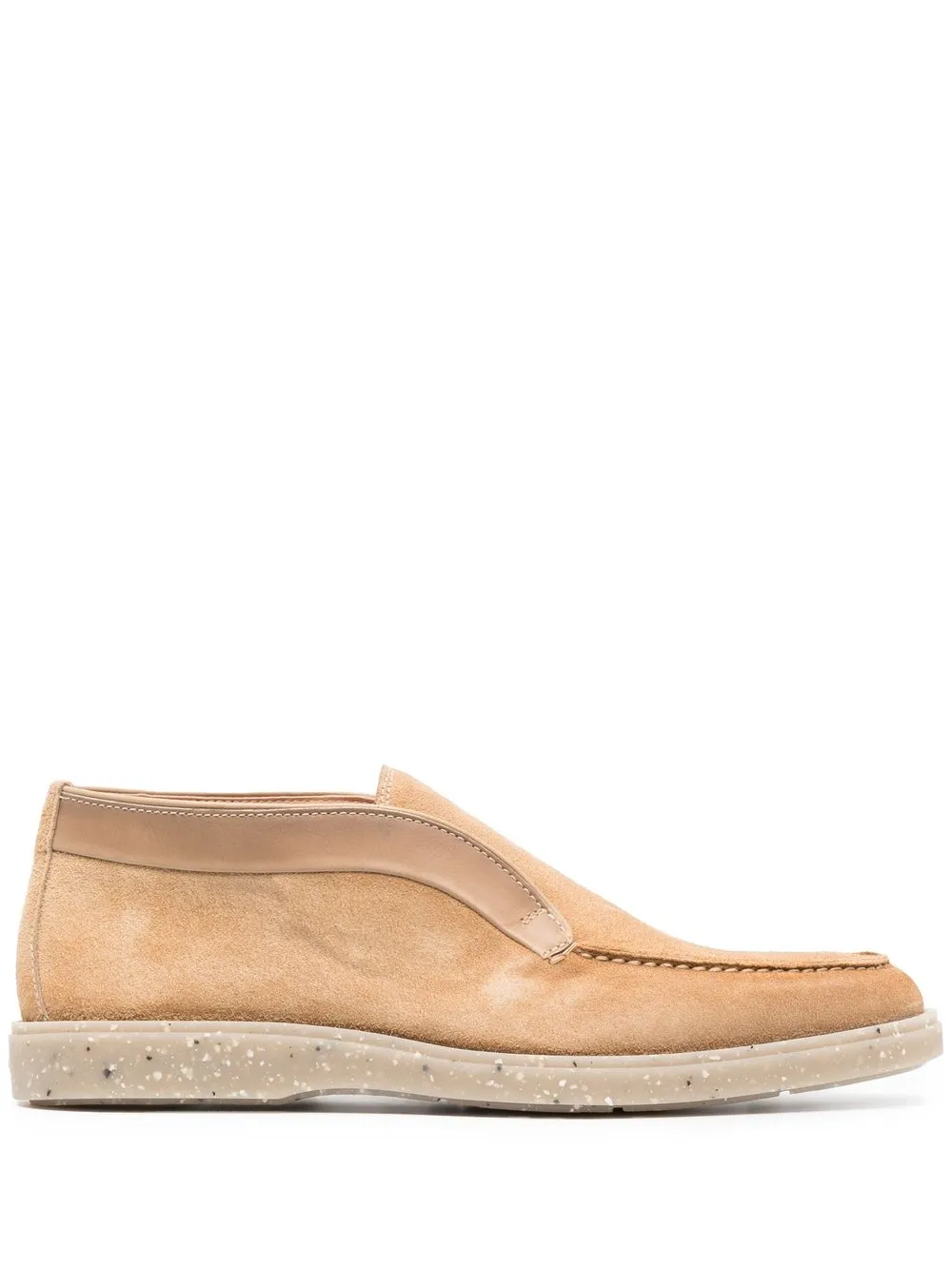 

Santoni calf suede loafers - Neutrals