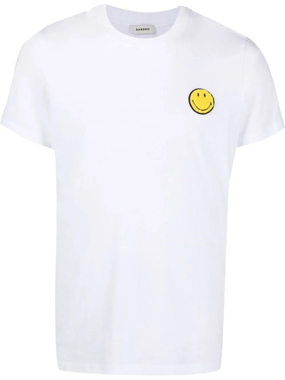 

SANDRO playera con parche Smiley - Blanco