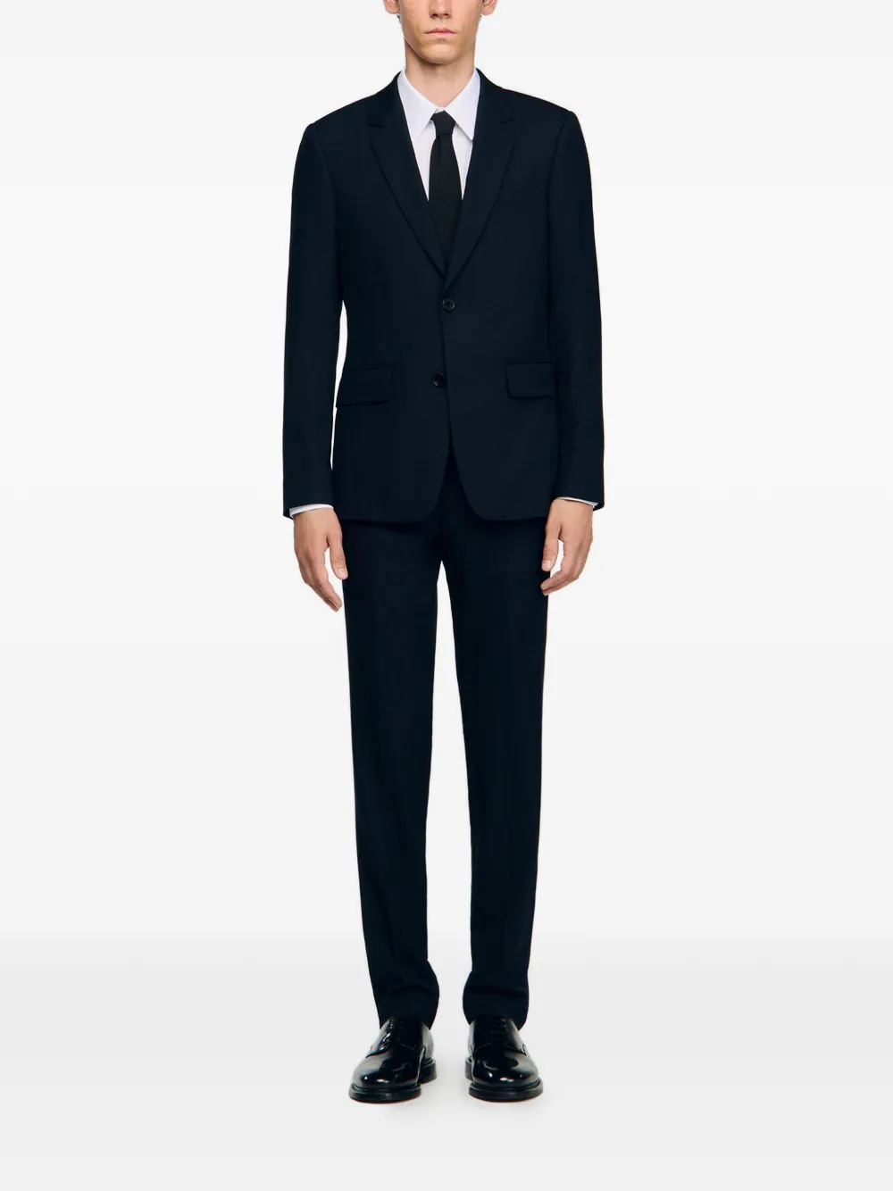  Sandro Chaqueta De Traje Con Botones - Azul 