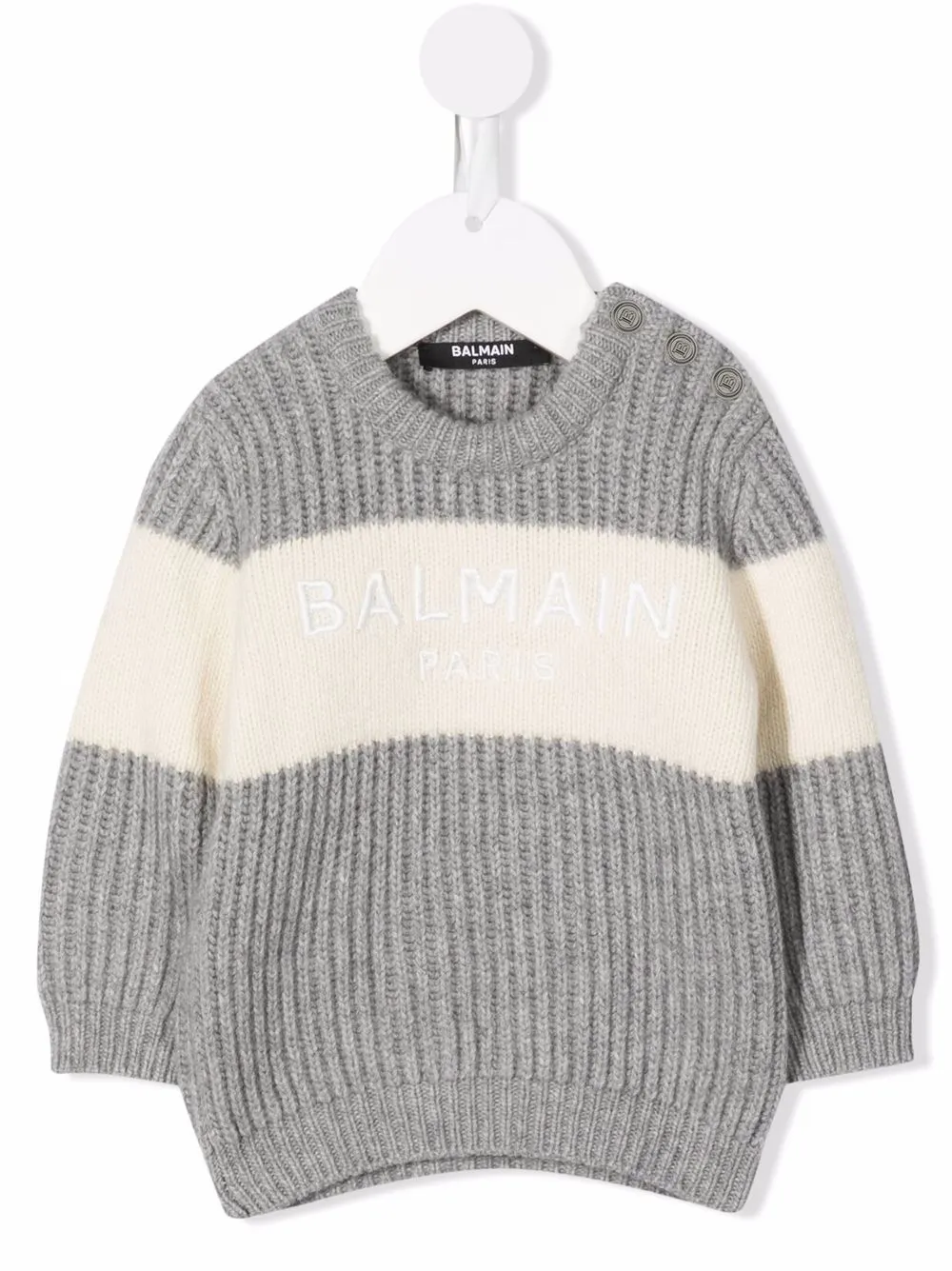 balmain grey jumper