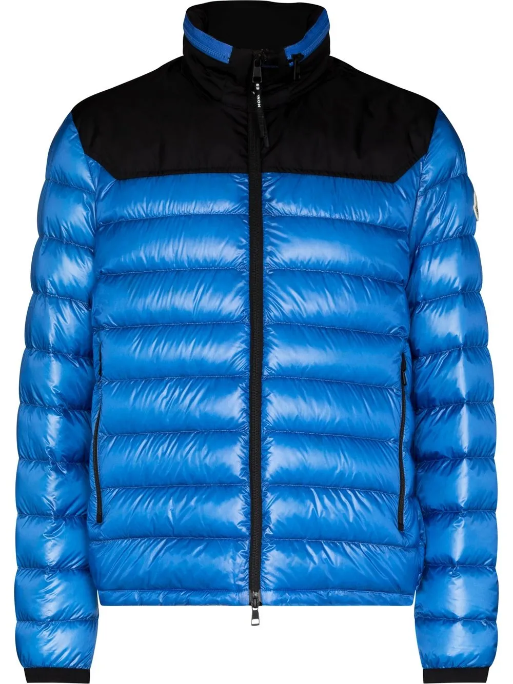 

Moncler chamarra capitonada Silvere con cuello alto - Azul