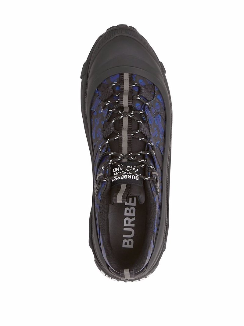 Burberry Monogram-print technical Arthur sneakers blue | MODES