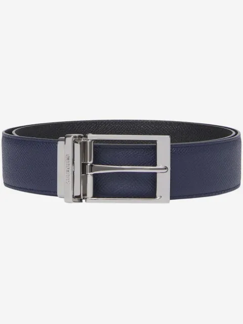 Burberry reversible grainy leather belt