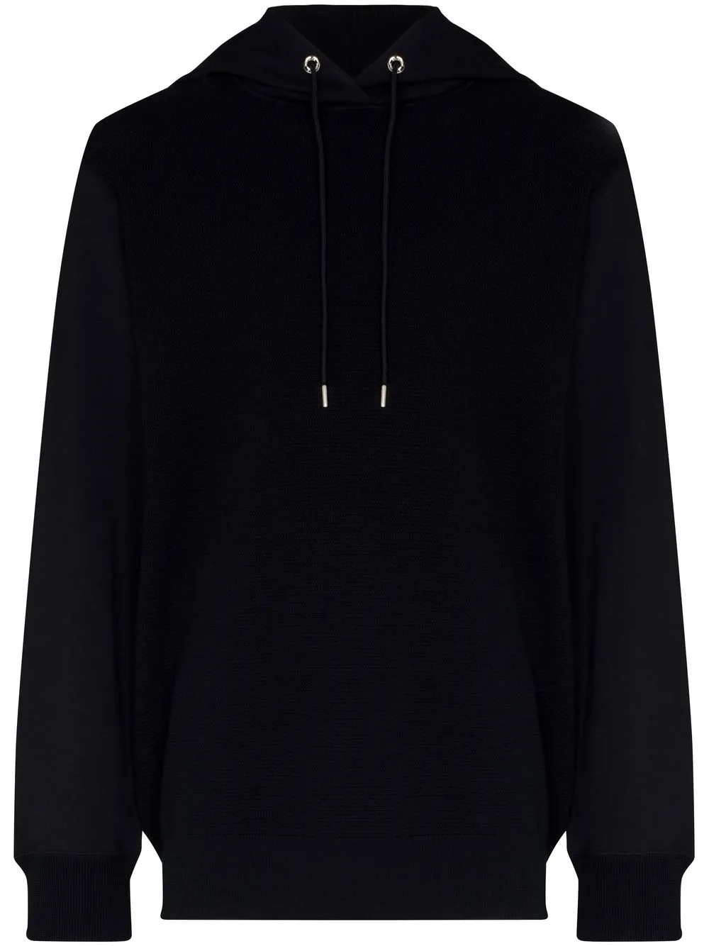 

Moncler logo-patch cotton hoodie - Blue