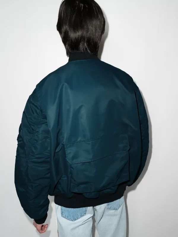 Petrol blue bomber on sale jacket