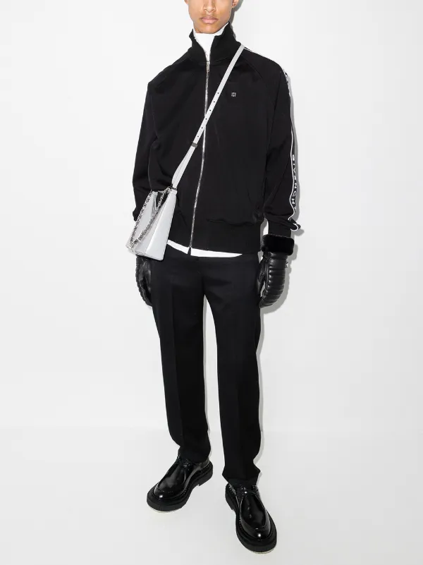 Givenchy logo-stripe zip-up Sports 