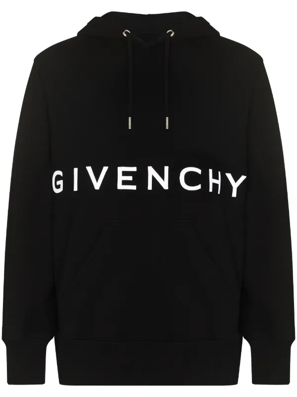 Givenchy 4G-embroidered Cotton Hoodie - Farfetch