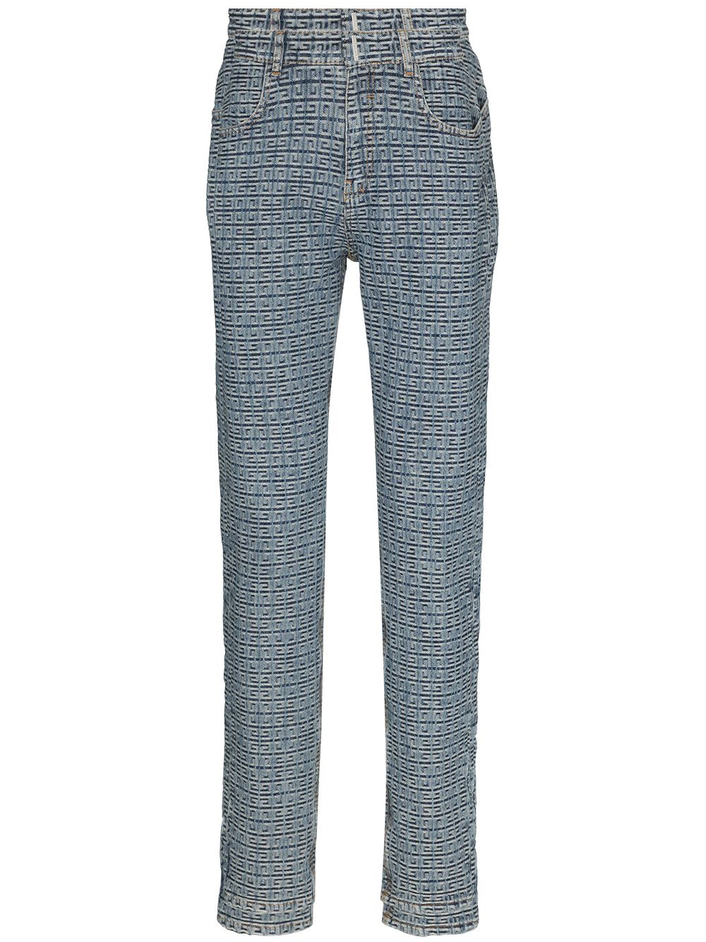 

Givenchy jeans slim con motivo 4G - Azul