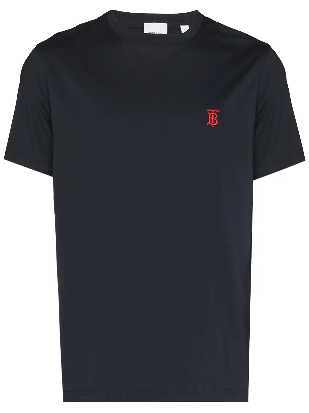 Burberry футболка с вышитым логотипом