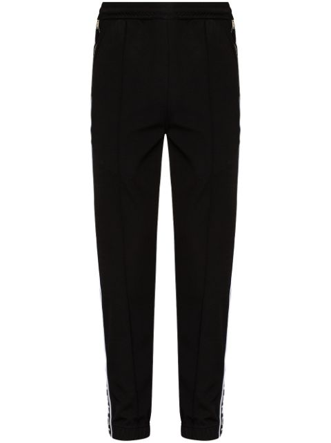 givenchy logo stripe track pants