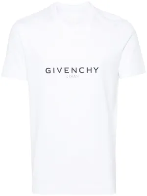 Givenchy logo-print Cotton T-shirt | White | FARFETCH RO