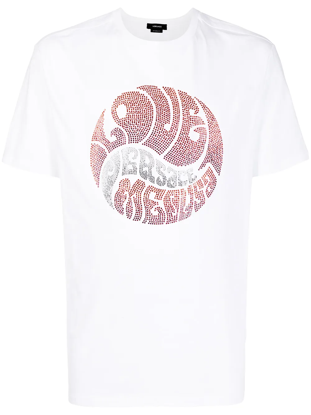 

Versace playera Medusa con apliques - Blanco