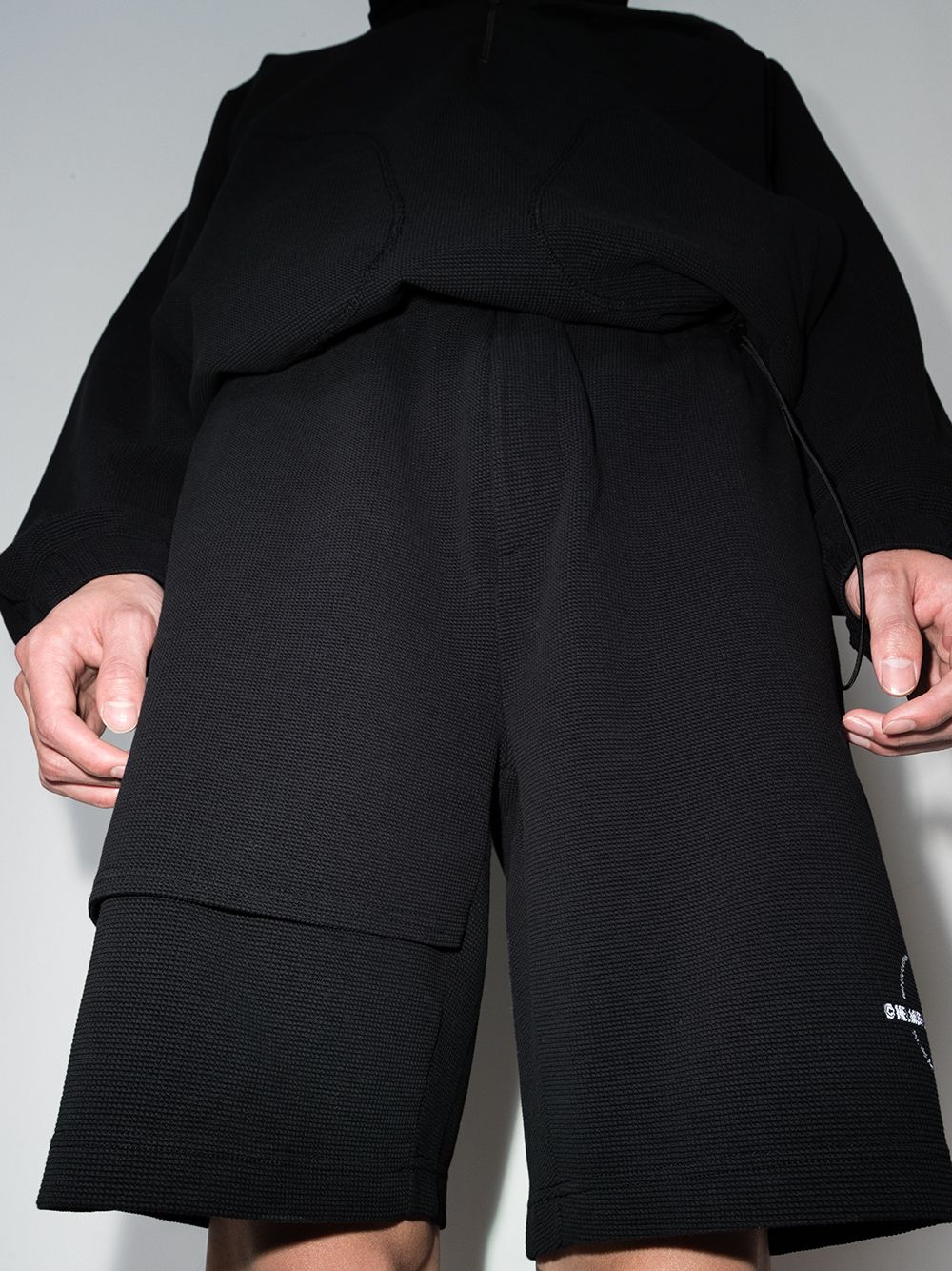 Shop Helmut Lang logo-embroidered track shorts with Express Delivery ...