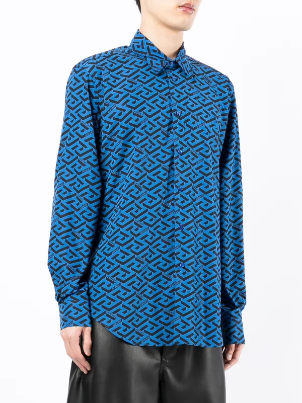 versace button down shirts