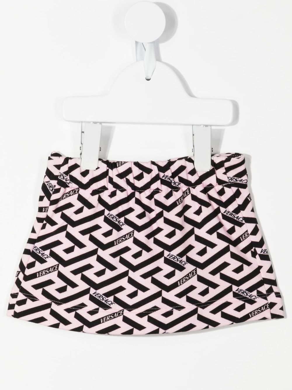 Versace Kids Rok met Greca print - Roze