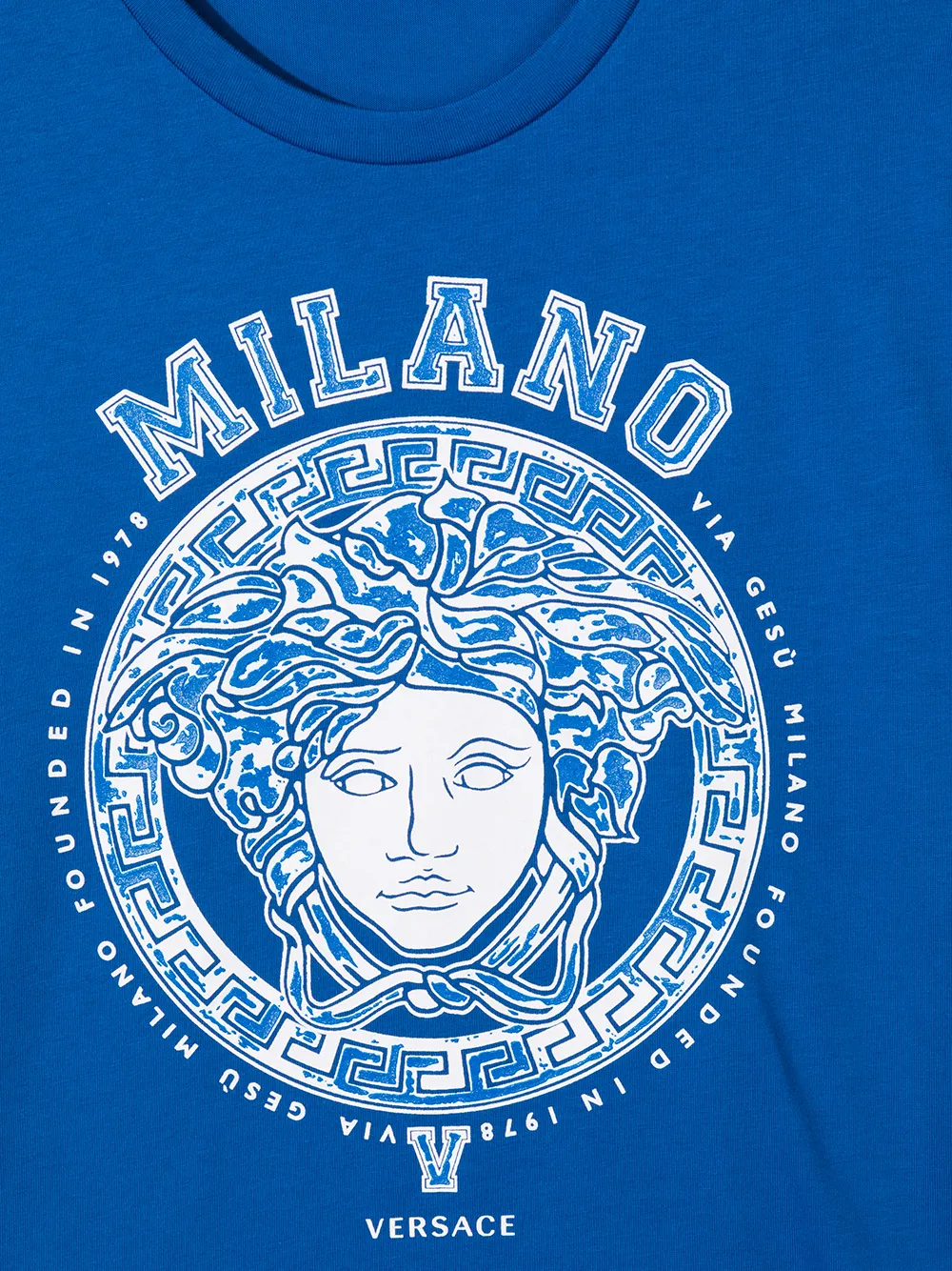 фото Versace kids футболка с принтом medusa