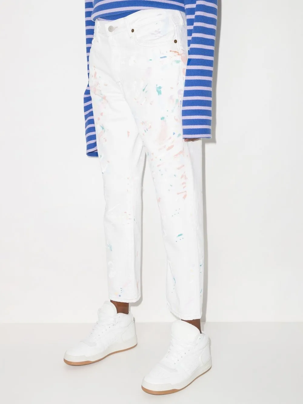 Polo Ralph Lauren paintsplatter Avery Jeans Farfetch