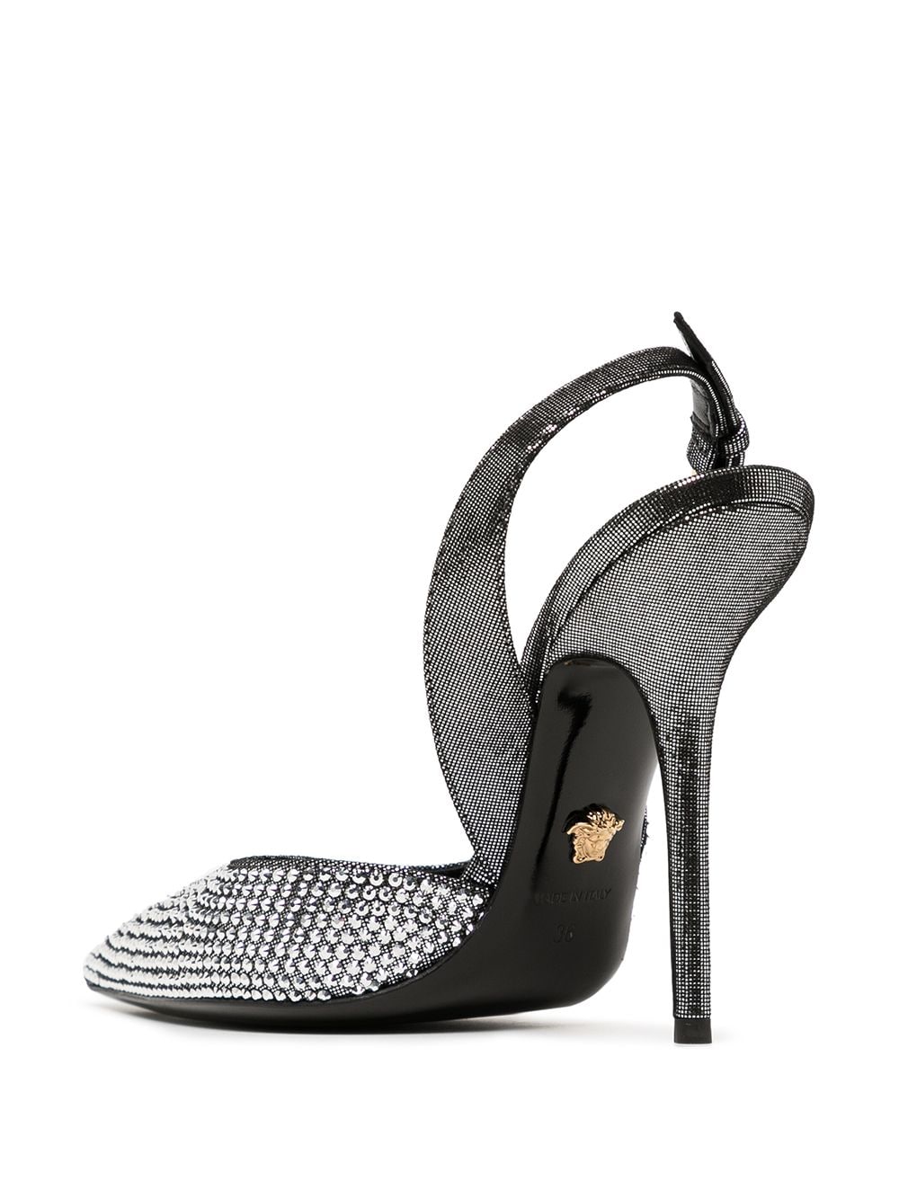 фото Versace туфли с декором safety pin