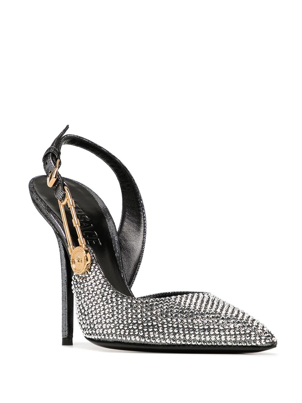 фото Versace туфли с декором safety pin