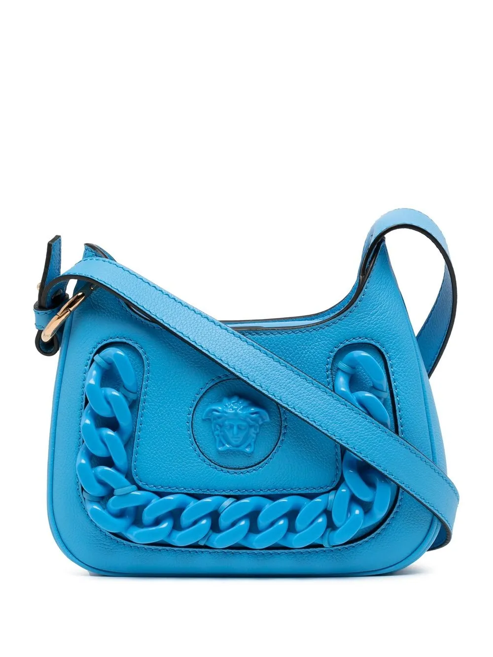 

Versace bolsa hobo La Medusa pequeña - Azul