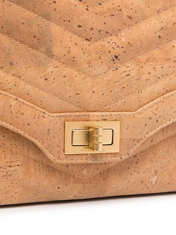 chanel cork bag