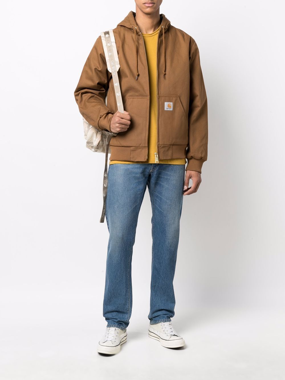 фото Carhartt wip худи с нашивкой-логотипом