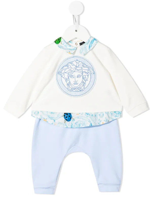 Bianco Set camicia Medusa Head Farfetch Abbigliamento Completi Set 
