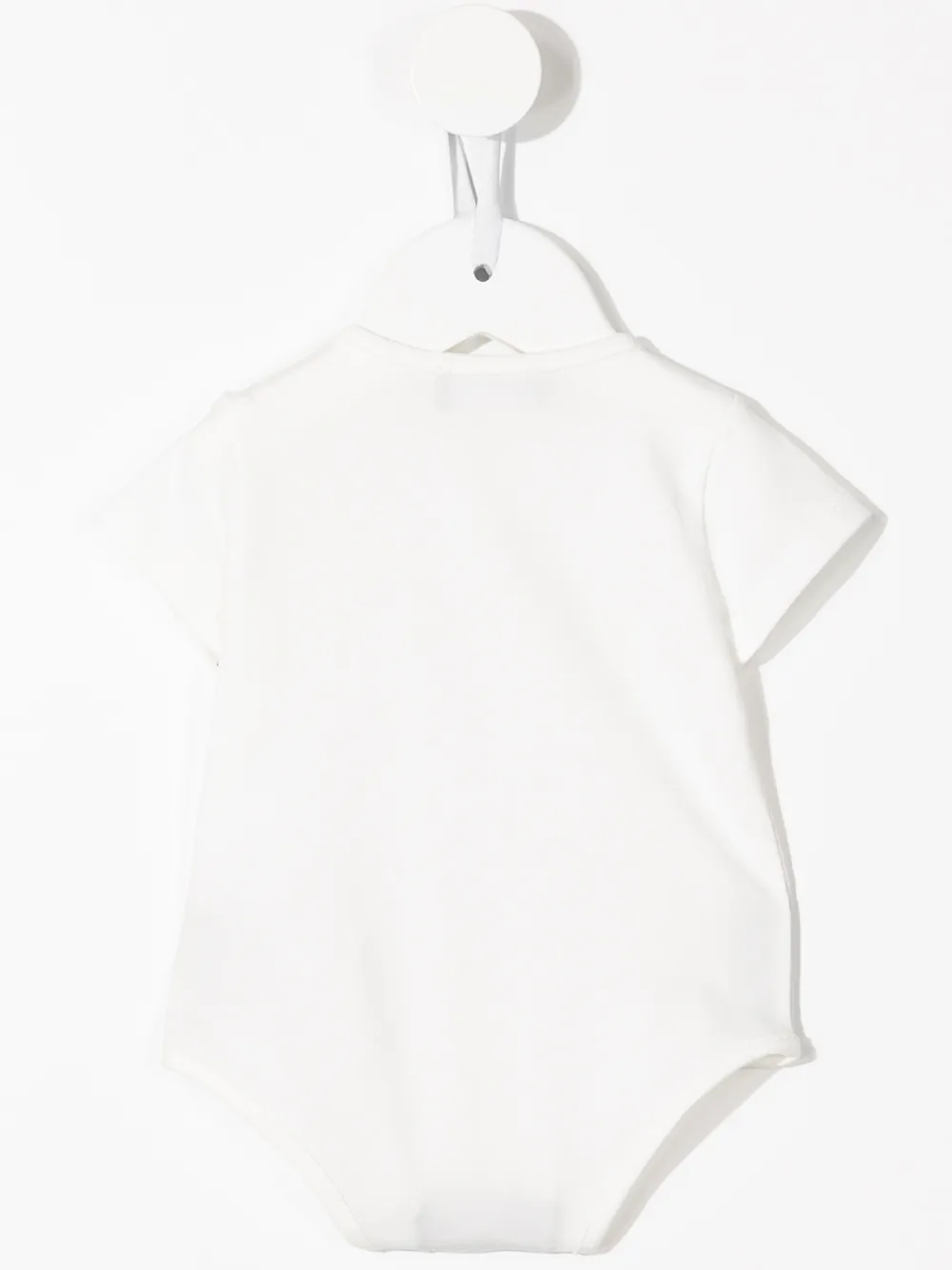  Versace Kids Logo-print Cotton Romper - White 
