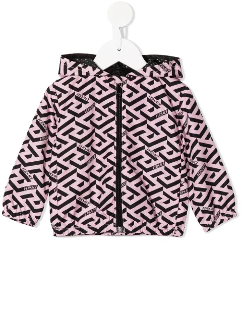 Versace Kids Greca-pattern print jacket