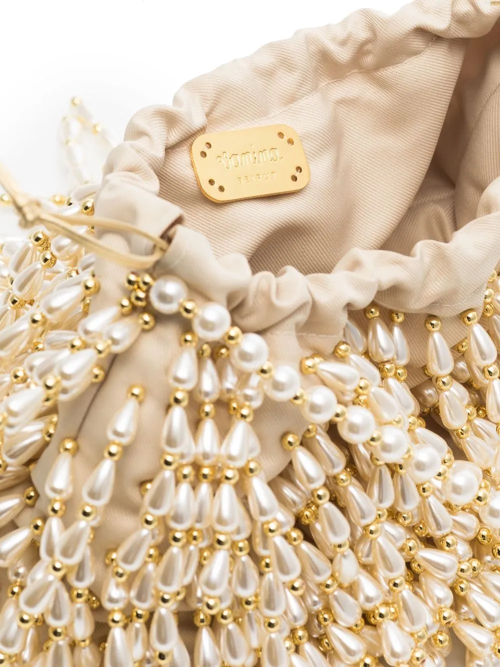 Vanina pearlembellished Bucket Bag Farfetch