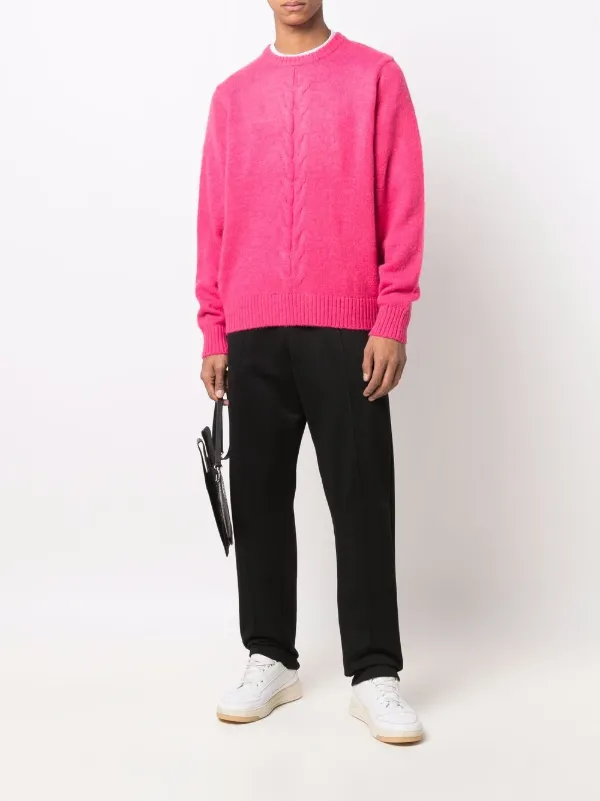 pink stussy jumper