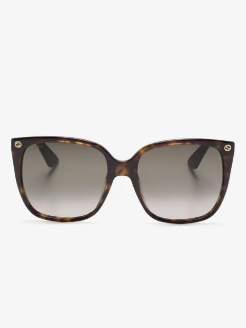Gucci Eyewear lunettes de soleil à logo GG
