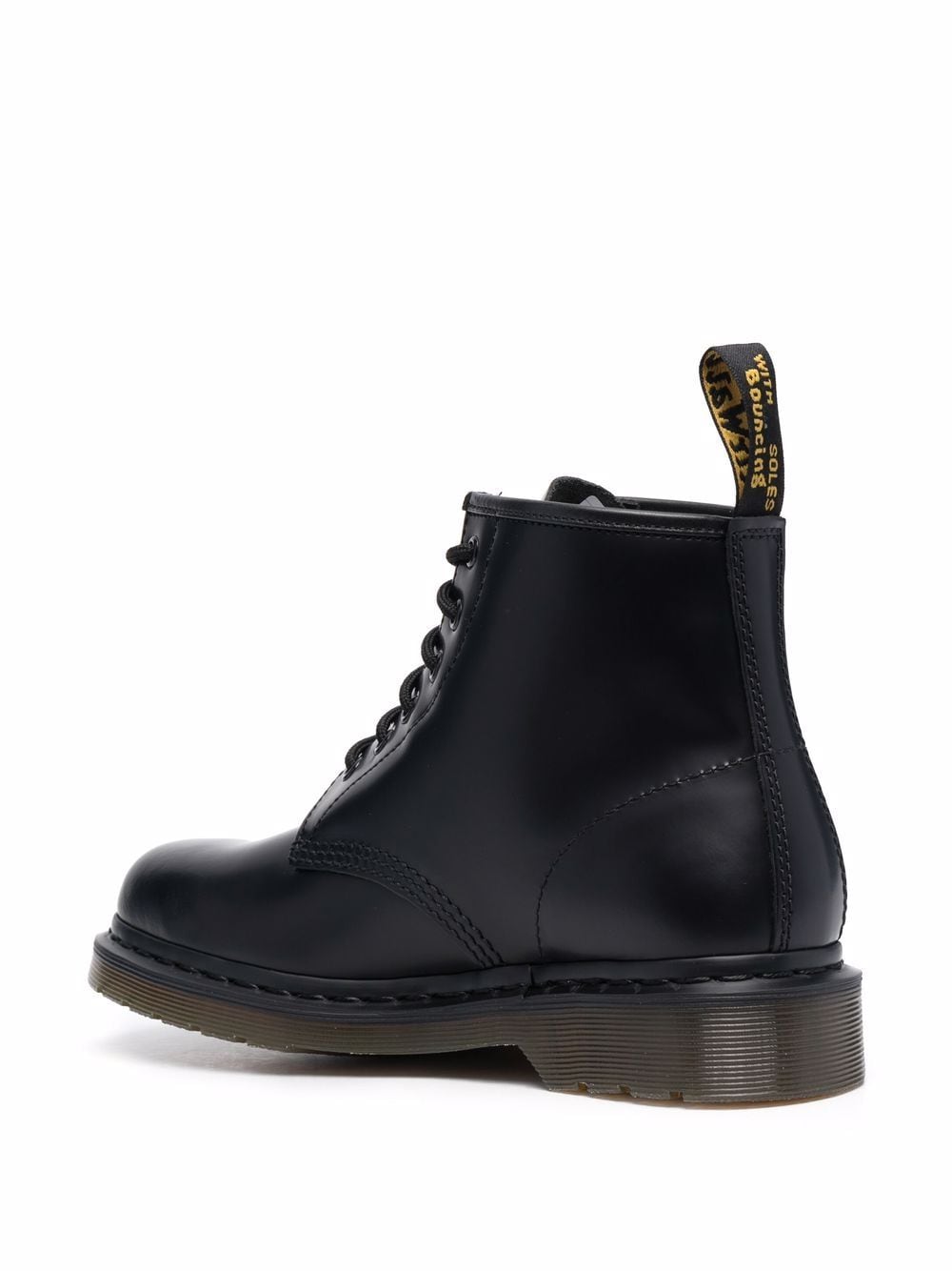 Shop Dr. Martens' 101 Leather Ankle Boots In Black