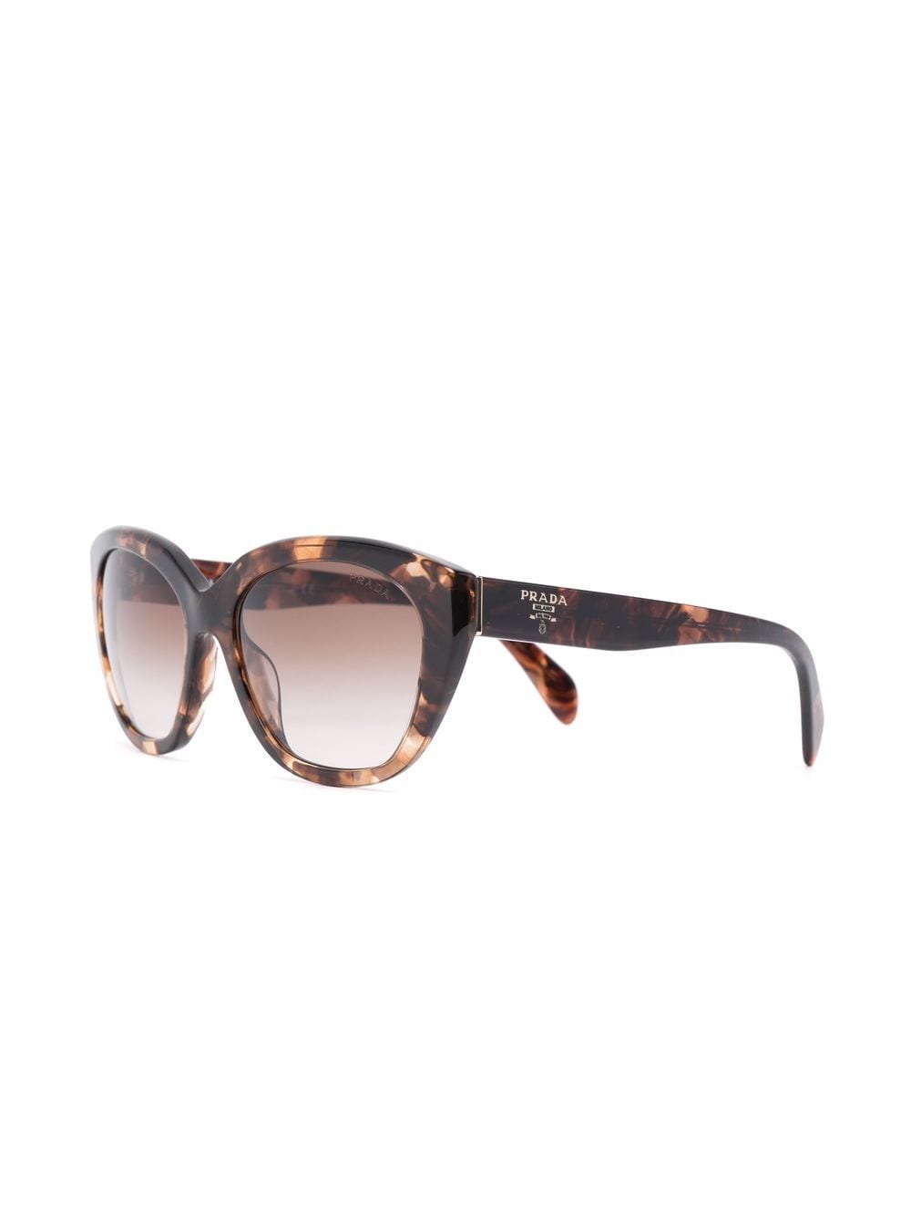 Prada Eyewear Zonnebril met oversized montuur - Bruin