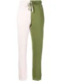 La Detresse Lovers two-tone trackpants - Pink