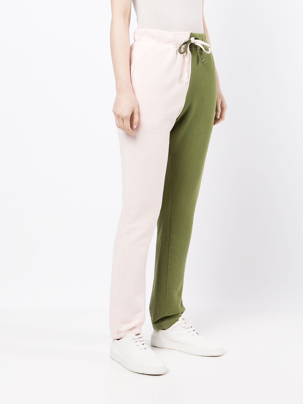Shop La Detresse Lovers Two-tone Trackpants In Rosa