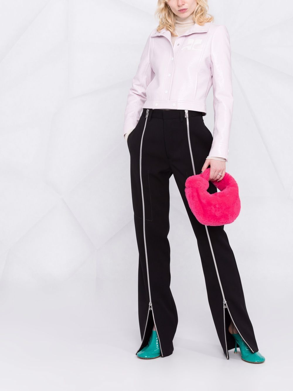Image 2 of Bottega Veneta mini Jodie shearling bag