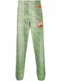 Heron Preston polka-dot track pants - Green
