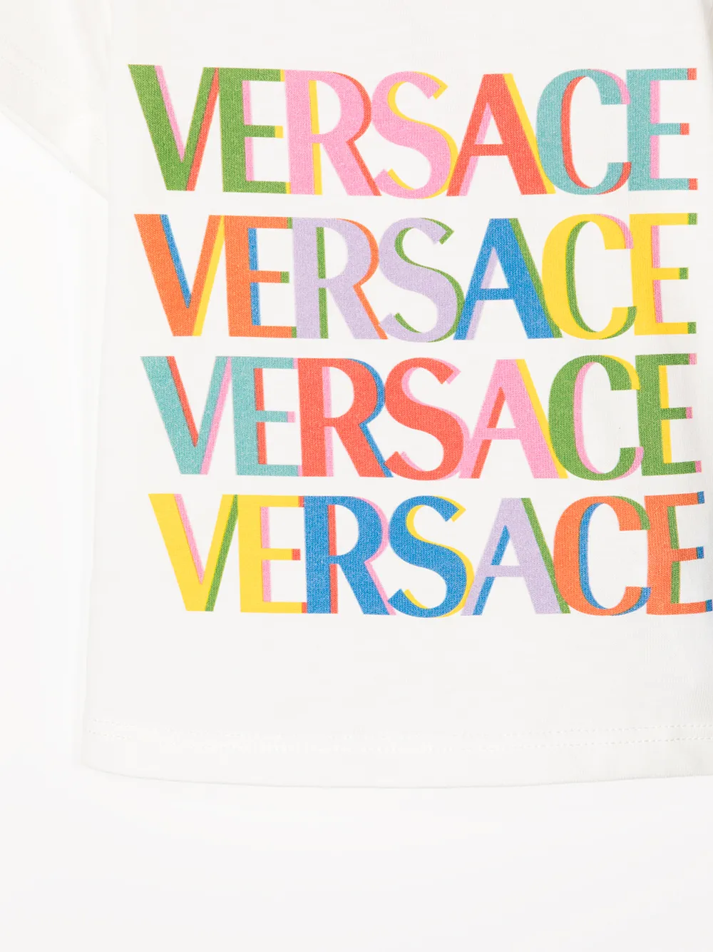 фото Versace kids футболка с логотипом