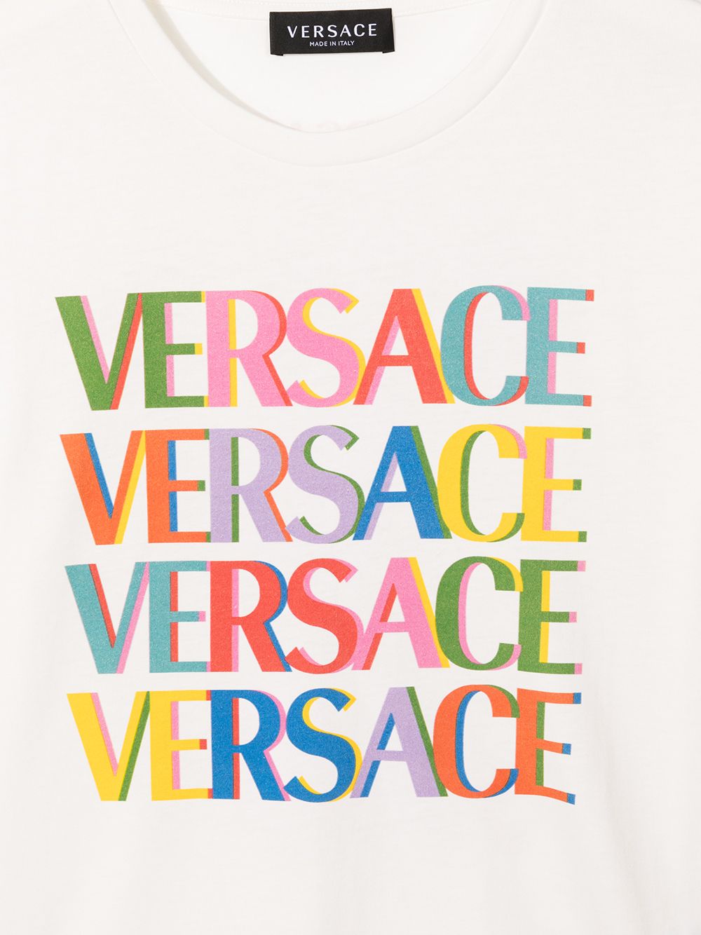 фото Versace kids футболка с логотипом