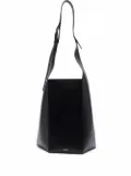 The Attico leather tote bag - Black