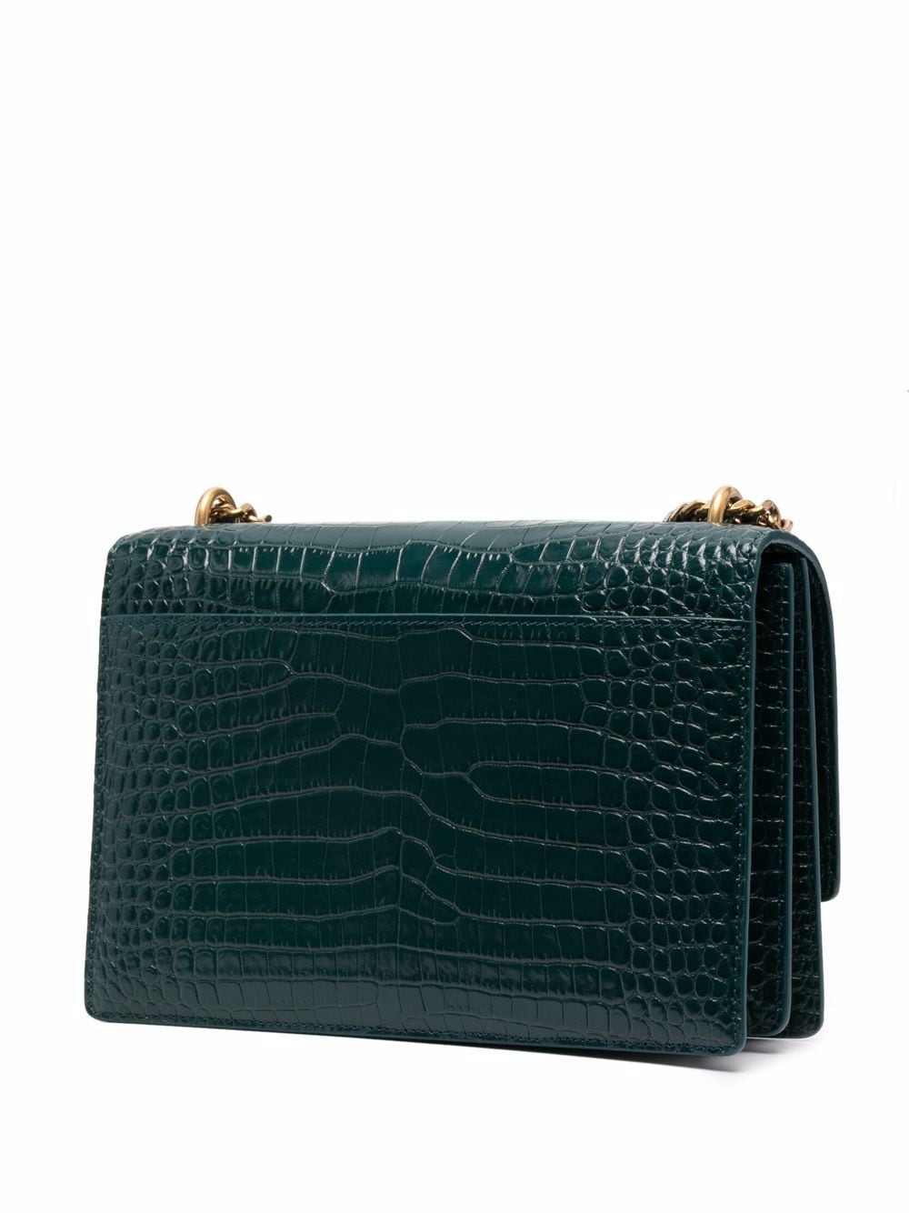 Saint Laurent Sunset Medium Crocodile Embossed Bag - Farfetch