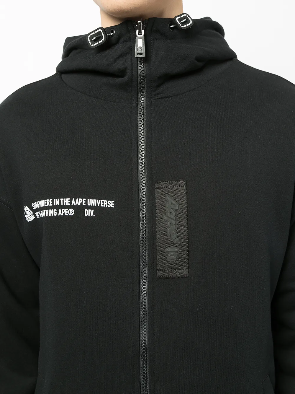 фото Aape by *a bathing ape® худи на молнии с надписью