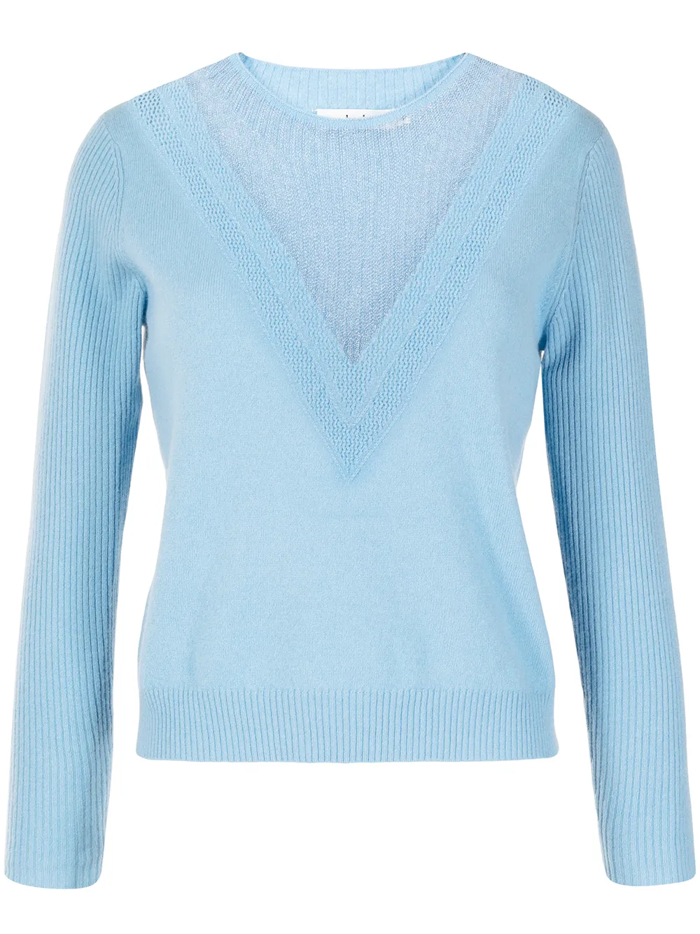 

b+ab sheer.panel jumper - Blue