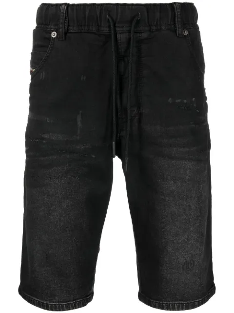 Diesel distressed denim shorts