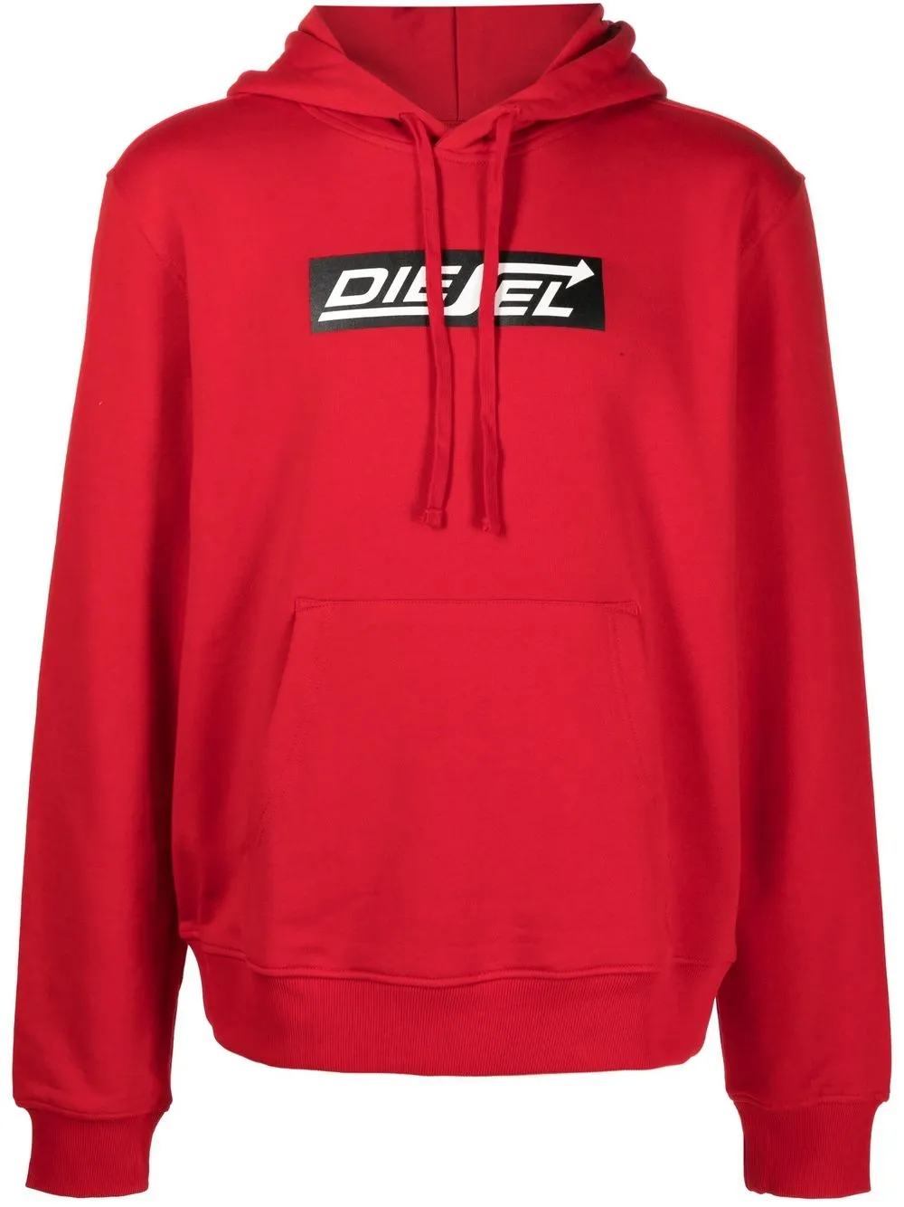 

Diesel hoodie con logo estampado - Rojo