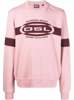 diesel moletom com capuz pink